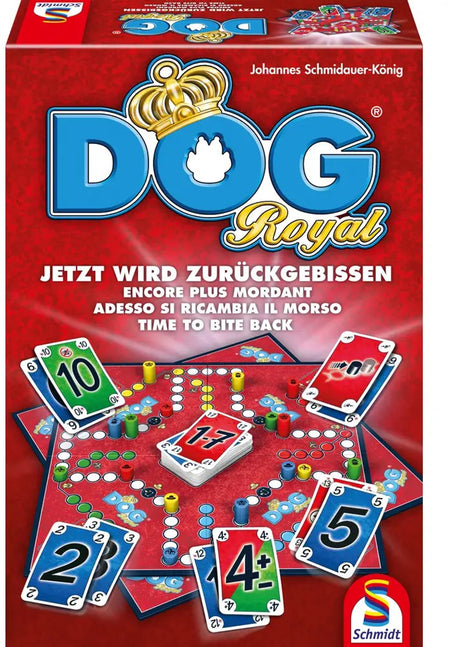 Schmidt - Jeu de société Dog Royal - Jeu familial - Jeu d'équipe stratégique avec rôles - 2 à 6 joueurs - à partir de 8 ans