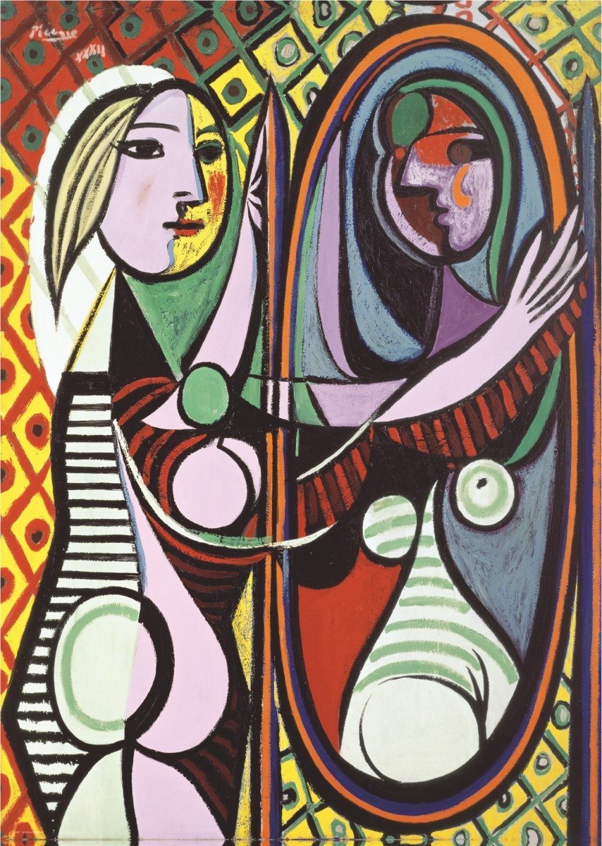 Eurographics - fille devant un miroir [jeune fille devant un miroir] - Pablo Picasso - 1000 pièces 48×68cm (l×h) - puzzle d'art