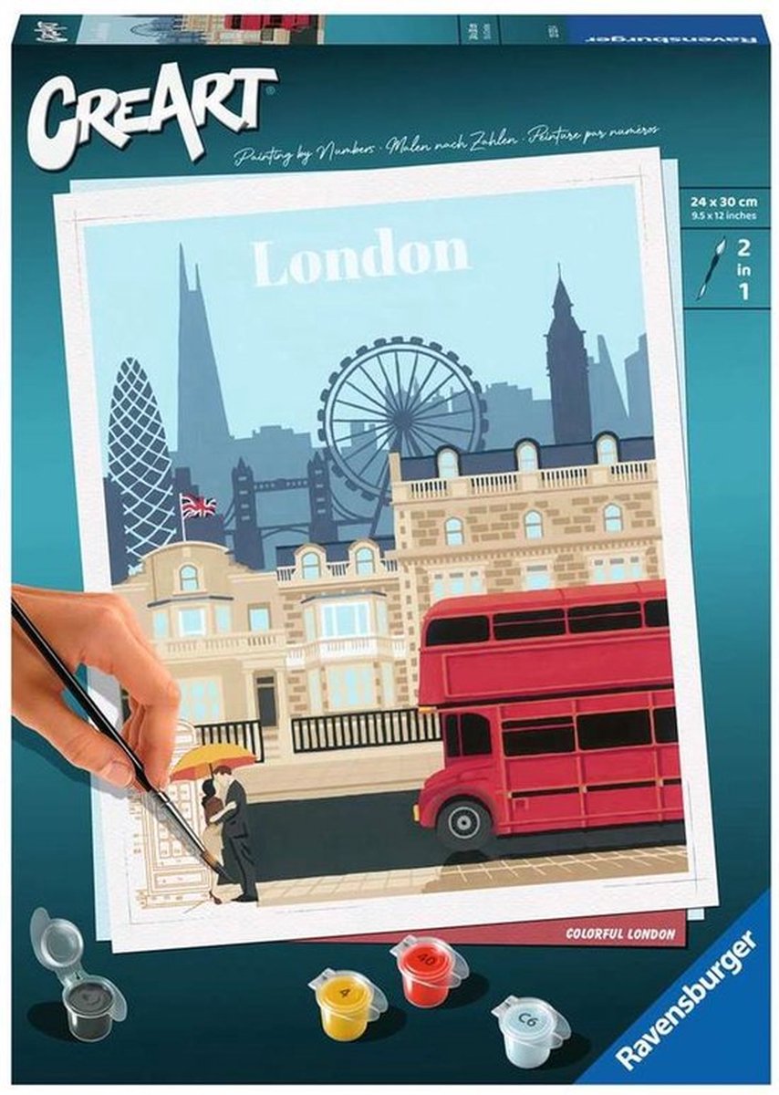 Sans marque sans marque Ravensburger Creart Londres coloré