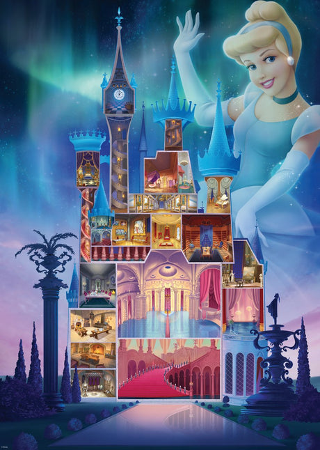 Ravensburger Puzzle Puzzle Disney Castles Cendrillon, 1000st.