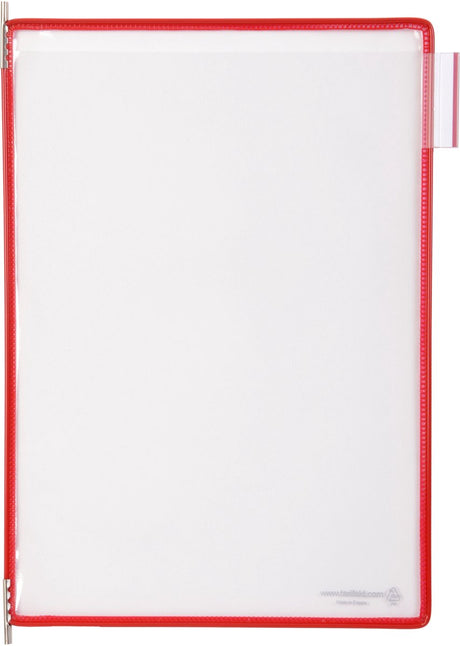 Présentoir Tarifold sac tarifold t-display rouge