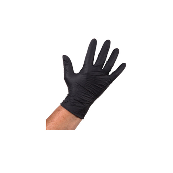 Gant confort nitrile noir non poudré xl (100 pièces)