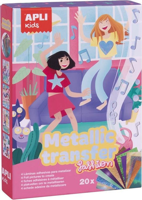 Mode transfert métallisé Apli kids