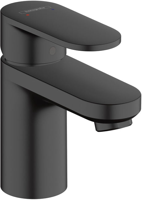 Mélange de vernis Hansgrohe - mitigeur de lavabo - commande monocommande - sans vidage - taille 70 mm - noir mat