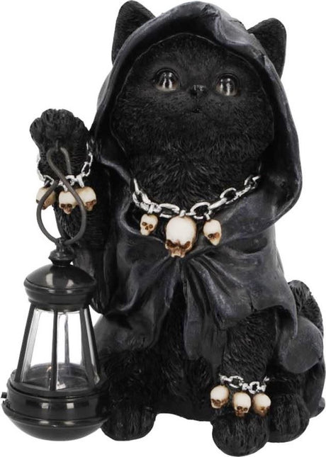 Nemesis now - lanterne féline faucheuses 18,5 cm statue - multicolore