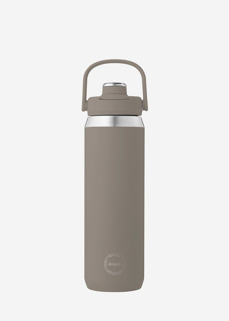 Aya ida aya ida - bouteille de sport - gourde - bouteille thermos - bouteille d'eau - acier inoxydable - 700 ml - bois flotté