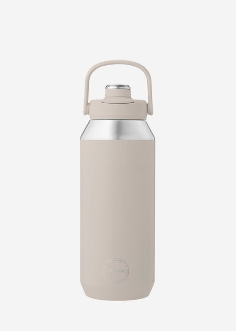 Aya ida aya ida - bouteille de sport - gourde - bouteille thermos - bouteille d'eau - acier inoxydable - 950 ml - beige crème