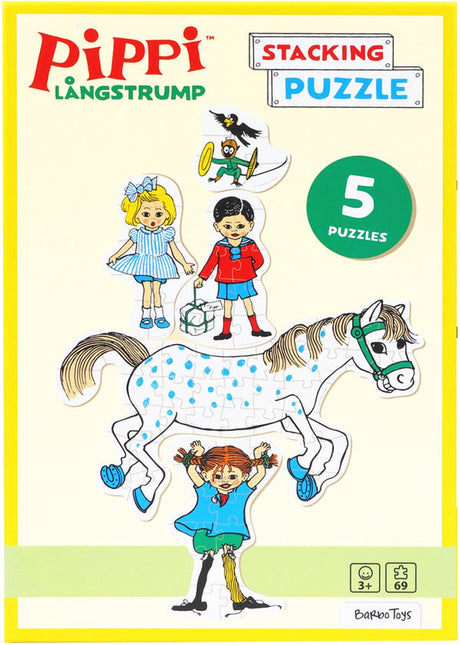 Barbo jouets Pippi puzzles à empiler (8632)