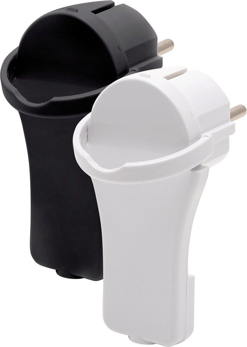 Rallonge en plastique de qualité Brennerstuhl avec fiche plate 5m h05vv-f3g1.5 blanc