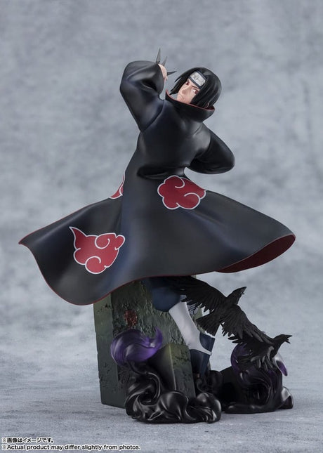 Bandai Tamashii Nations Naruto Shippuden FiguartsZero Extra Battle PVC Statue Itachi Uchiha -La Lumière Obscure du Mangekyo Sharingan- Statue 24 cm