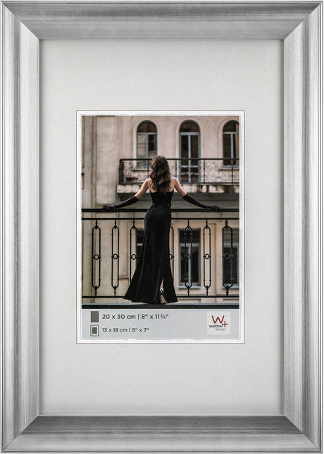 Walther Venise - cadre photo - format photo 15x20 cm - argent
