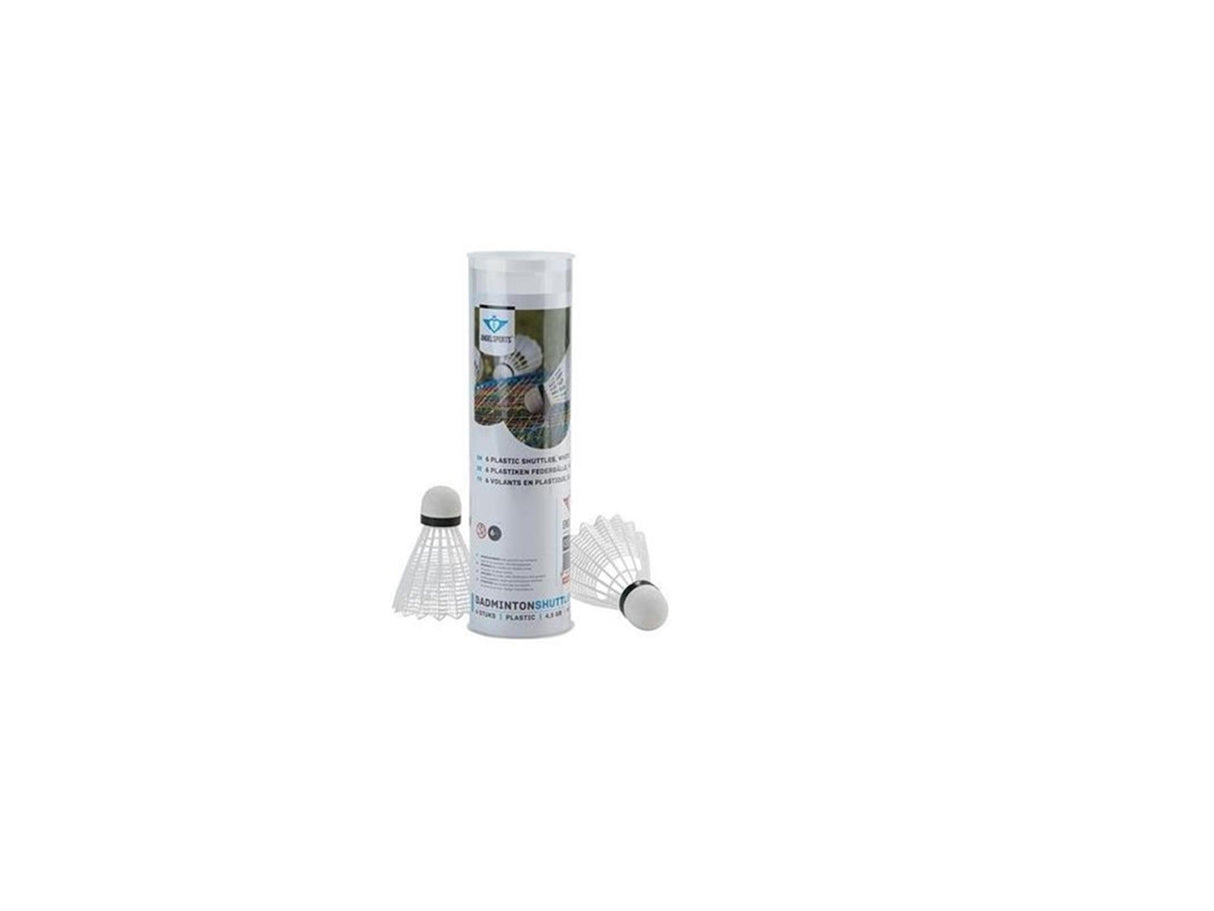 Engelhart 6 navettes en plastique en tube - blanc
