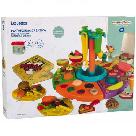 Grand ensemble de pâte Playgo avec un ensemble de formes pratiques.