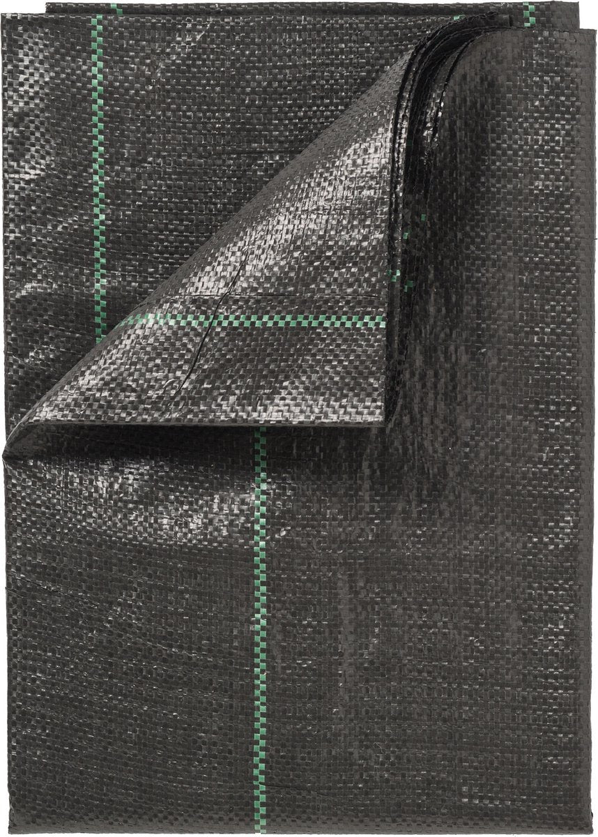 Nature - toile de sol - 2 x 10m - 100 g m² - noir - toile anti-racines