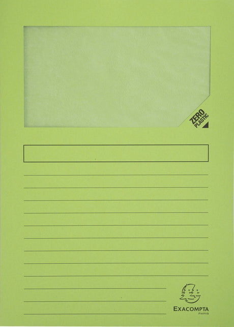 Exacompta l-map Forever, pour ft A4, paquet de 25 pièces, vert clair