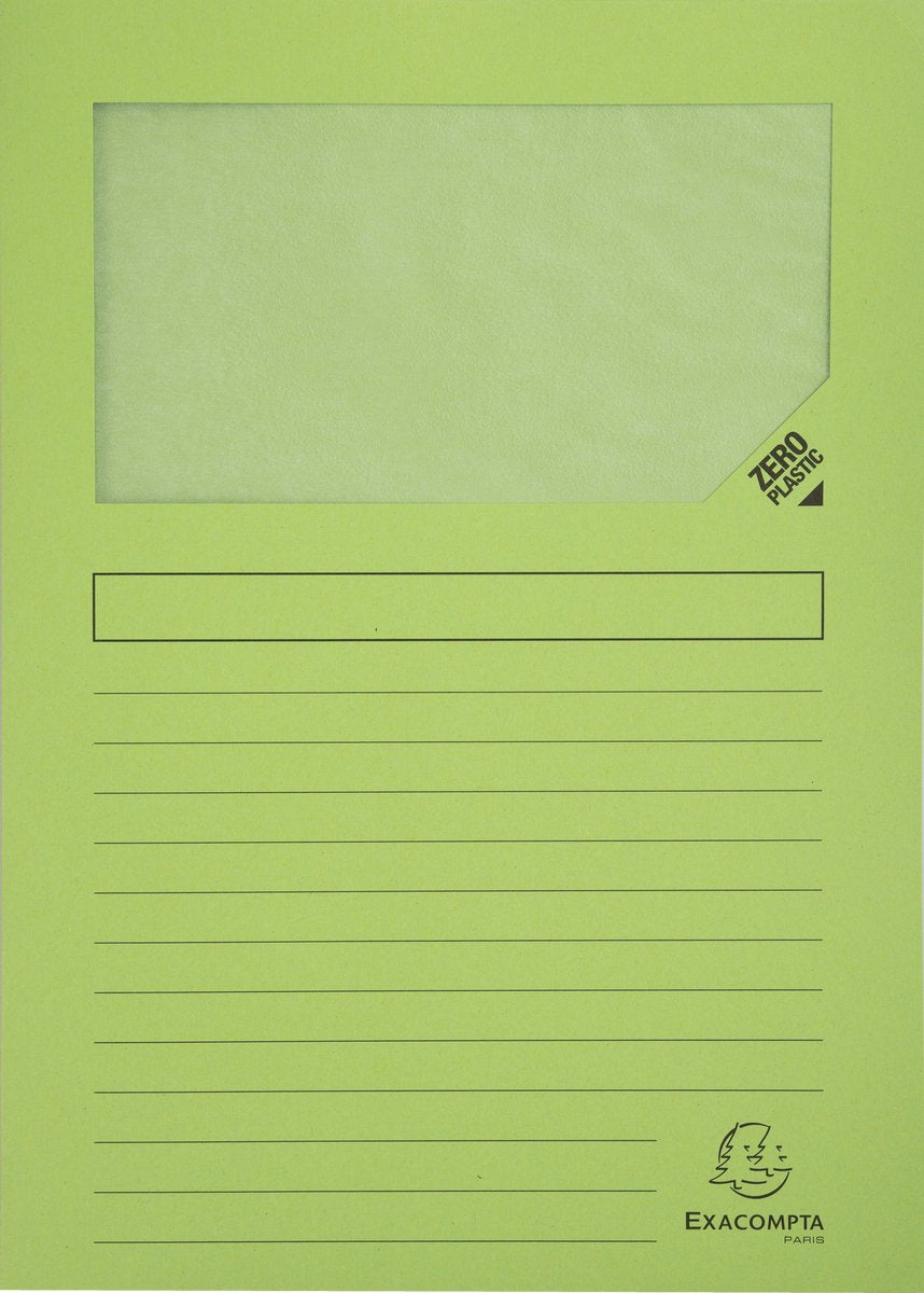 Exacompta l-map Forever, pour ft A4, paquet de 25 pièces, vert clair