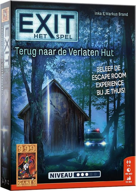 999games 999 jeux - sortie - retour à la cabane abandonnée - casse-tête - jeu d'évasion