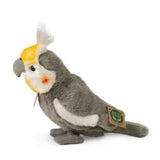 Peluche perroquet perruche 20 cm éco-responsable