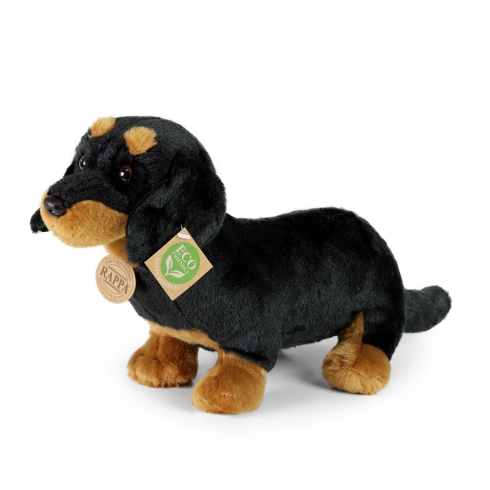 Peluche teckel 30 cm écologique