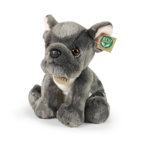 Peluche bouledogue français 26 cm écologique