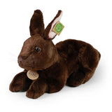 Peluche lapin marron 33 cm écologique