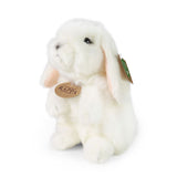 Rappa peluche lapin blanc peluche debout 18 cm jouet résistant.