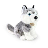 Série écologique Rappa - peluche husky - 30 cm - avec capuchon recyclé