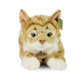 Peluche chat rayé rouge 40 cm eco-fri