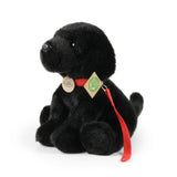 Peluche labrador noir 28 cm éco-responsable