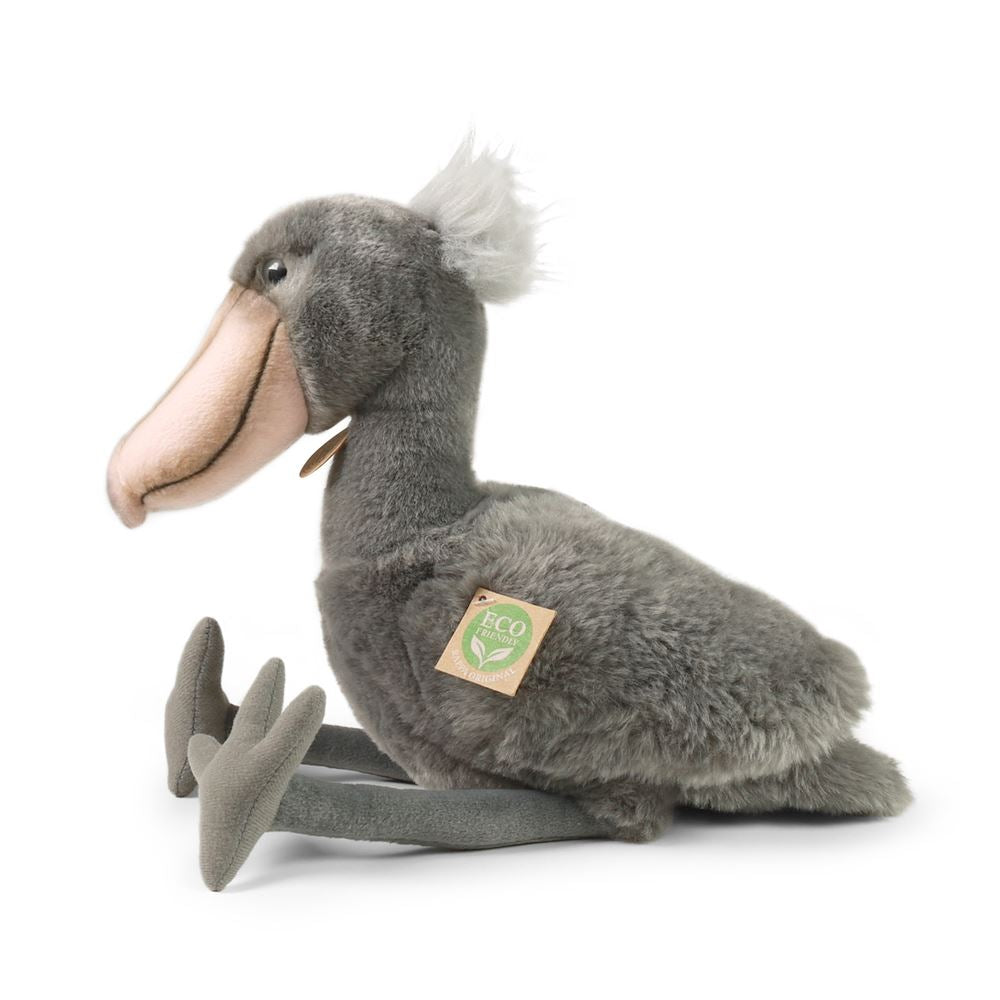 Cigogne en peluche 33 cm éco-responsable