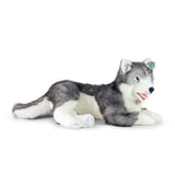 Peluche chien husky 60 cm écologique