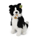 Peluche border collie 40 cm écologique