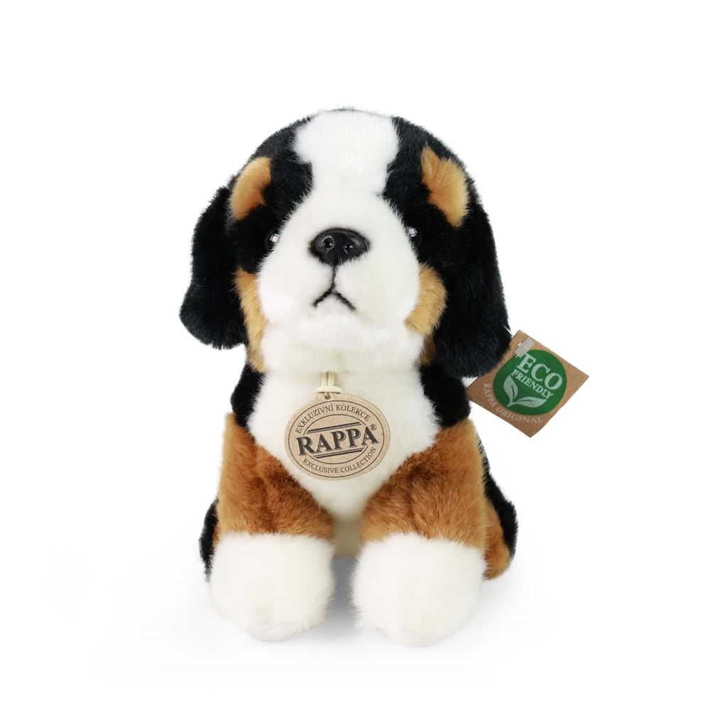 Peluche de chien de montagne des Bernois 18 cm éco-responsable
