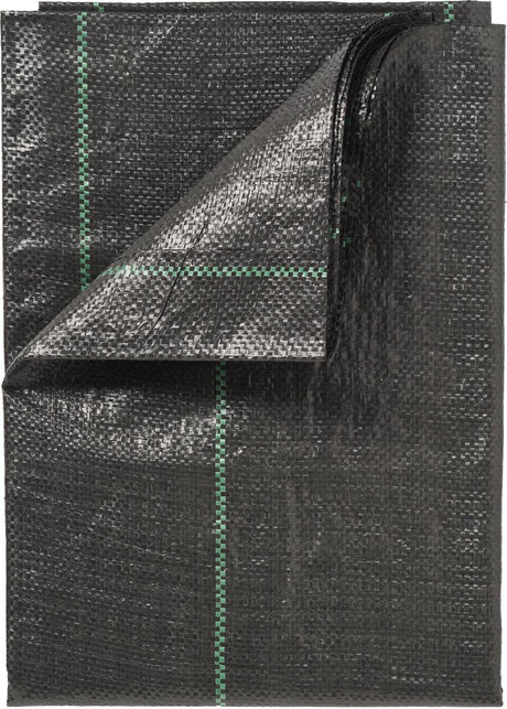 Nature - toile de sol - 4,2 x 5m - 100 g m² - noir - toile anti-racines