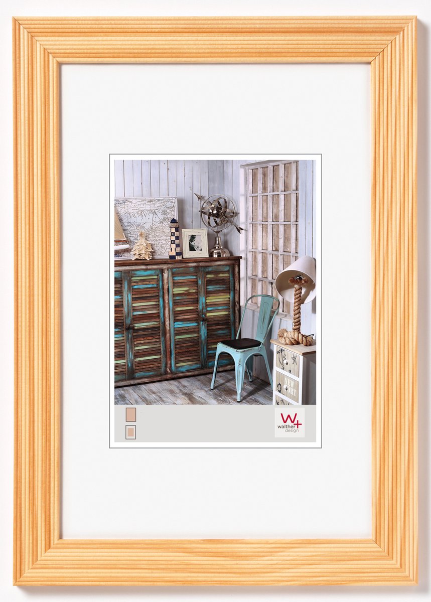 Walther grado - cadre en bois - format photo 30x40 cm - nature