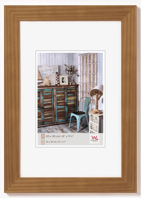 Walther grado - cadre en bois - format photo 20x30cm - chêne