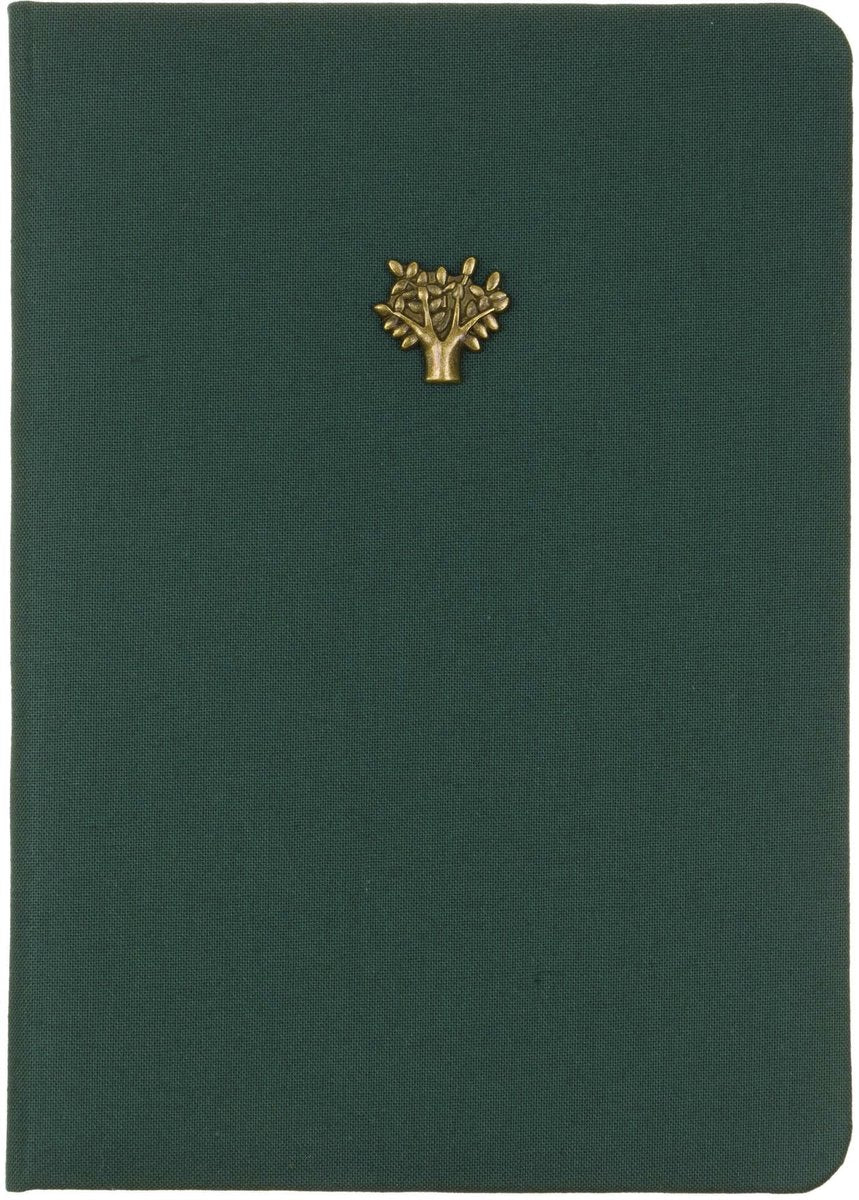 Carnet Eccolo - arbre vert essentiel - ligne - ca.13x18cm - ec-d317d