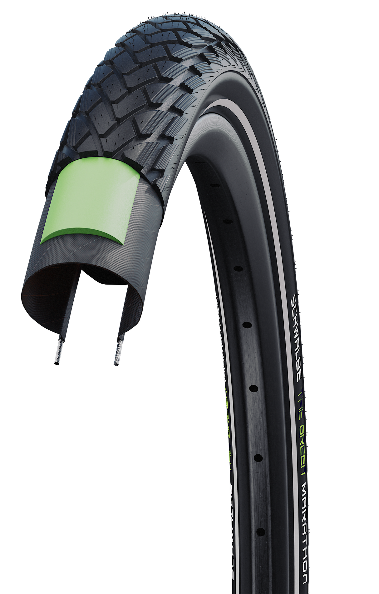 SCHWALBE TIRE MARATHON 20 X 1,75 (47-406) NERO