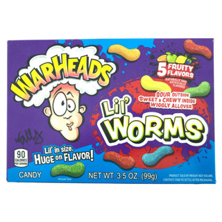 Des ogives de bonbons, des petits vers