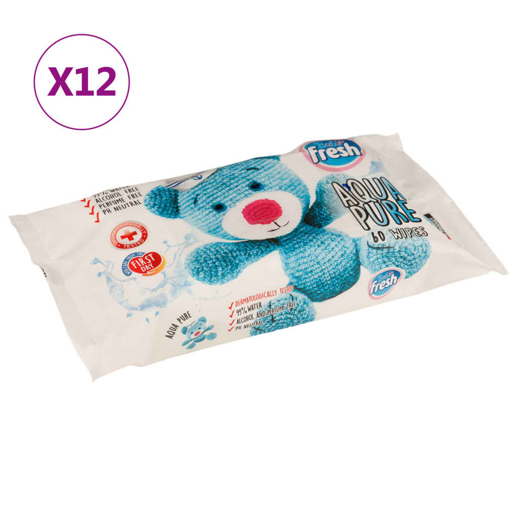 Vidaxl Baby Wipes 12 Packs 720 Wipes