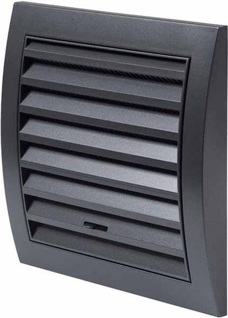 Grille murale réglable Europlast 150x150 mm anthracite - n10ra