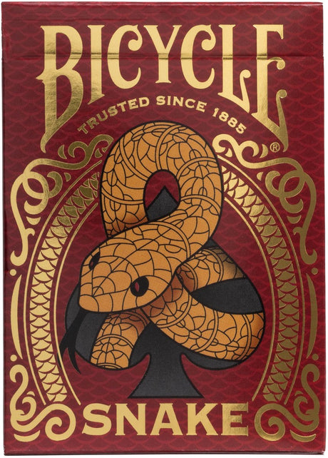 Serpent de vélo - cartes à jouer premium - poker - créatifs