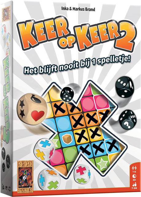 999games 999 jeux - 2 encore et encore - jeu de dés - avec de nouveaux dés et options - jeu de société - jeu familial - petit cadeau