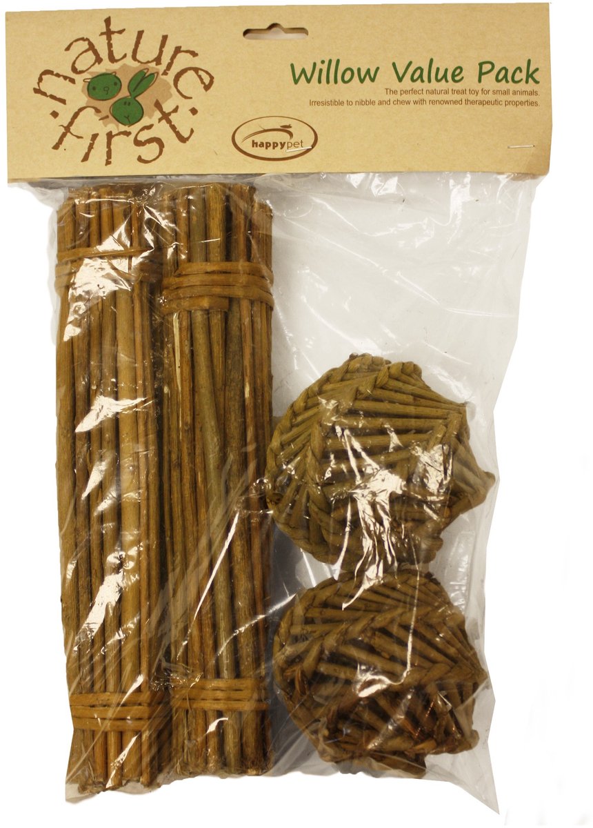 Happy Pet Willows Value Pack 2 bâtons 2 balles