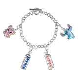 Bracelet en métal Stitch serti en cdu