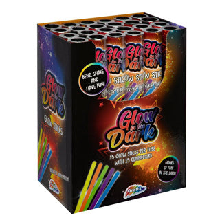Bâtons lumineux Grafix 15 pièces en tube | 24 pièces