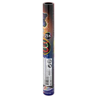 Bâtons lumineux Grafix 15 pièces en tube | 24 pièces
