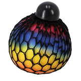 Fidget squeeze ball arc-en-ciel maille 6 cm | 12 pièces