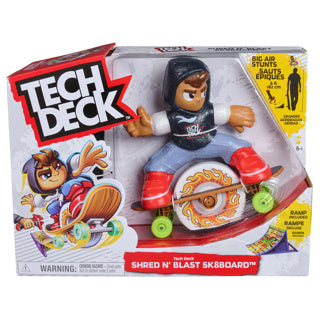 Tech Deck Sk8 Crew Shred N Blast Planche à roulettes | 2 pièces