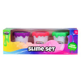Amazing cool slime 3 pièces assorties violet, vert, rose | 4 pièces